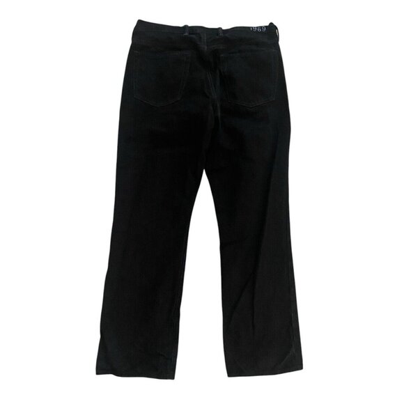 Gap 1969 Jeans Mens 36 x 32 Faded Black Standard Straight Fit Dark Wash Denim - Picture 2 of 7